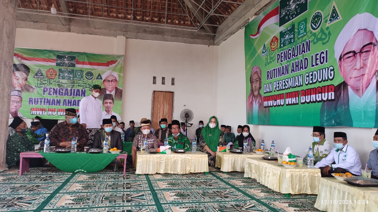 Gedung NU Centre Way Bungur Diresmikan Bupati Lamtim