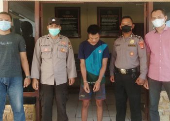 Polsek Dente Teladas Tangkap Pelaku Cabul Anak Dibawah Umur