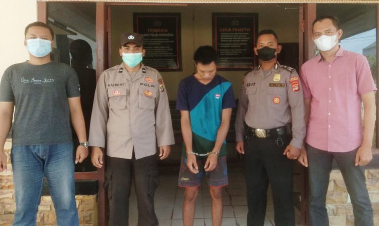 Polsek Dente Teladas Tangkap Pelaku Cabul Anak Dibawah Umur
