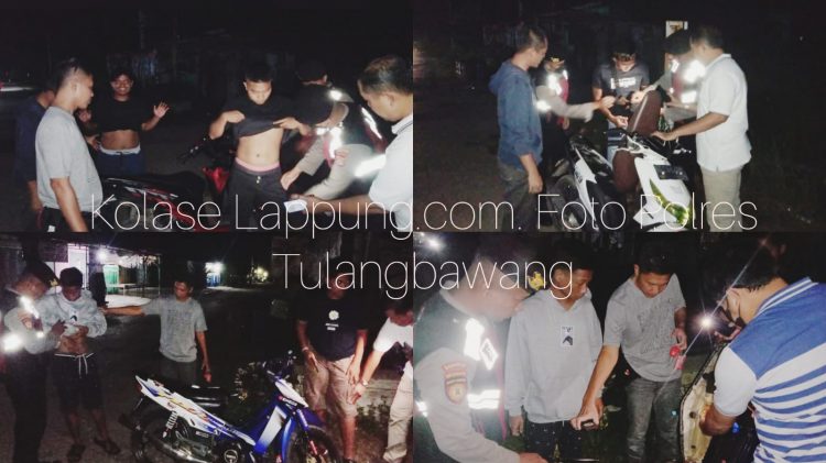 Tim Anti Begal Polres Tulangbawang Melaksanakan Patroli Hunting