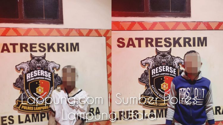 Dua Begal Motor Dilumpuhkan Polres Lampung Utara