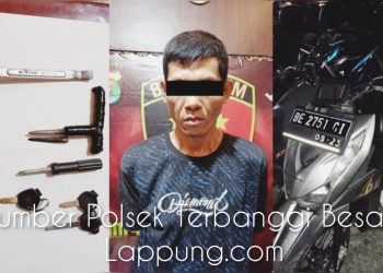 Warga Asal Sungkai Selatan Ditangkap Polsek Terbanggi Besar