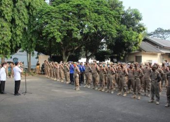 Wali Kota Wahdi Sirajuddin Sidak Sat Pol PP Kota Metro