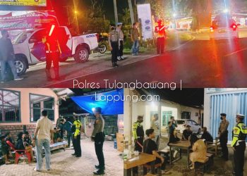 Patroli Polres Tulangbawang Tekan Tingkat Kriminalitas