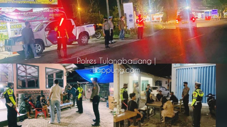 Patroli Polres Tulangbawang Tekan Tingkat Kriminalitas