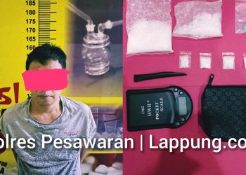 Pengedar Sabu dan Ekstasi Asal Desa Kejadian Tegineneng Ditangkap