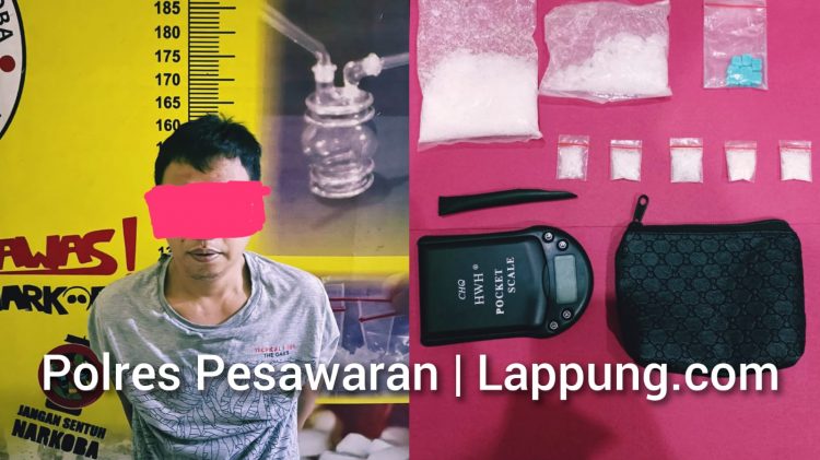 Pengedar Sabu dan Ekstasi Asal Desa Kejadian Tegineneng Ditangkap