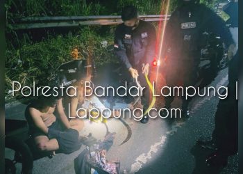 Rombongan Pelajar SMK di Bandar Lampung Konvoi Bawa Senjata Tajam