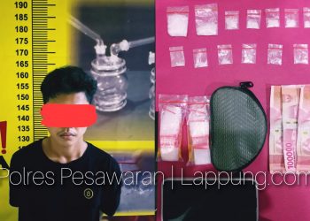 Remaja 19 Tahun Diduga Edarkan Sabu-sabu Ditangkap di Desa Kejadian