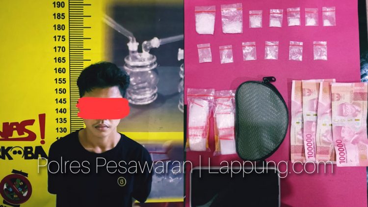 Remaja 19 Tahun Diduga Edarkan Sabu-sabu Ditangkap di Desa Kejadian