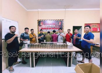 Polsek Bengkunat Tangkap Dua Pencuri Rokok di Kecamatan Ngambur