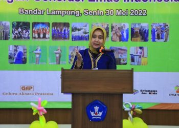 Riana Sari Arinal Menghadiri HUT IGTKI-PGRI ke 72