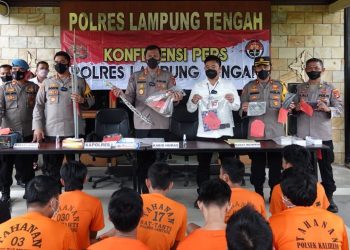 Operasi Sikat Krakatau 2022 Polres Lampung Tengah Dipuja