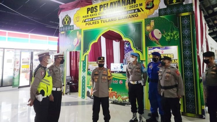 Wakapolda Lampung Pantau Pos Operasi Ketupat Krakatau 2022