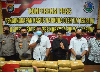 Polda Lampung Temukan 1.300 Butir Ekstasi di Kecamatan Kedamaian
