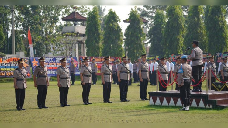 9 Pejabat Baru Polres Lampung Utara Sertijab Awal Juni 2022