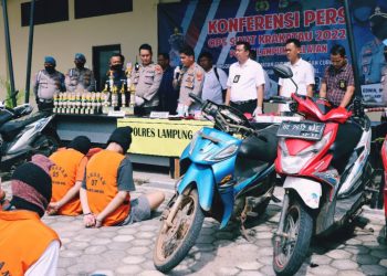 Polres Lampung Selatan Ungkap 9 Kasus Selama Operasi Sikat Krakatau 2022