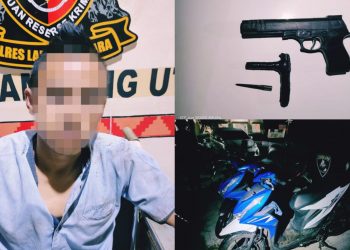 Polres Lampung Utara Tembak Pelaku Curanmor Asal Tanjung Kemala