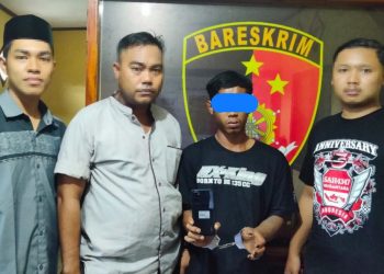 Pencuri Oppo A16 di Dalam Mess Anak Perusahaan PT SGC Ditangkap