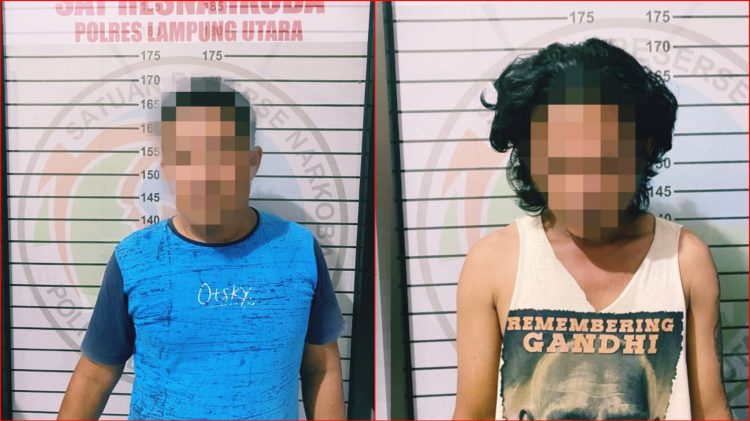 Polres Lampung Utara Tangkap 2 Orang