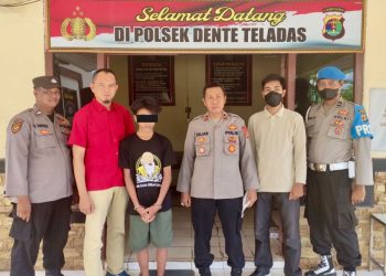 Polsek Dente Teladas Tangkap Pelaku Pencabulan Anak
