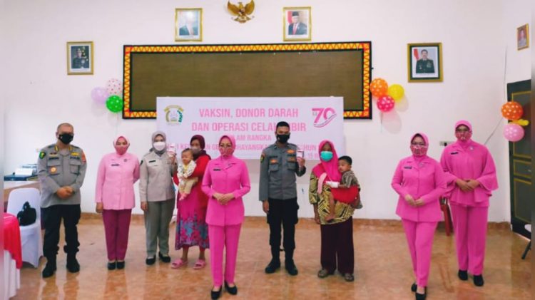 Bakti Sosial Kesehatan PD Bhayangkari Lampung