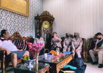 Polresta Bandar Lampung Kunjungan Kasih Pada Anggota