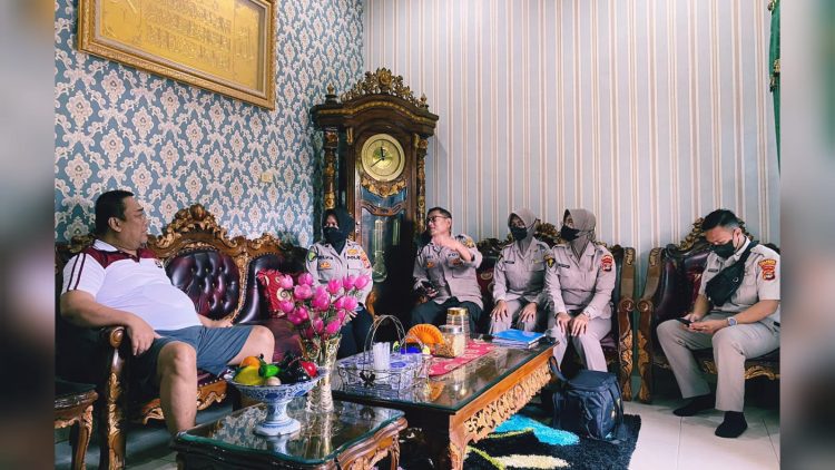 Polresta Bandar Lampung Kunjungan Kasih Pada Anggota