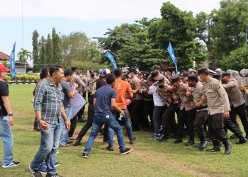 Polres Tulangbawang Adakan Simulasi