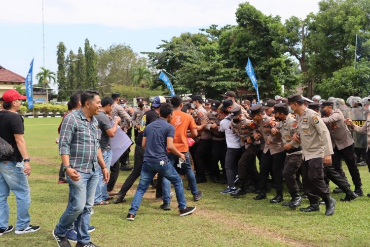 Polres Tulangbawang Adakan Simulasi