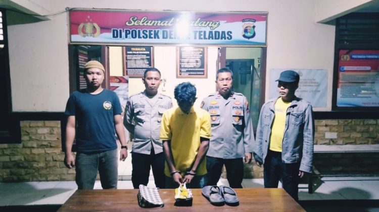 Residivis Asal Gedung Meneng Diringkus Polsek Dente Teladas