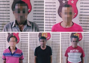 5 Warga Asal Bukit Kemuning Ditangkap Polisi