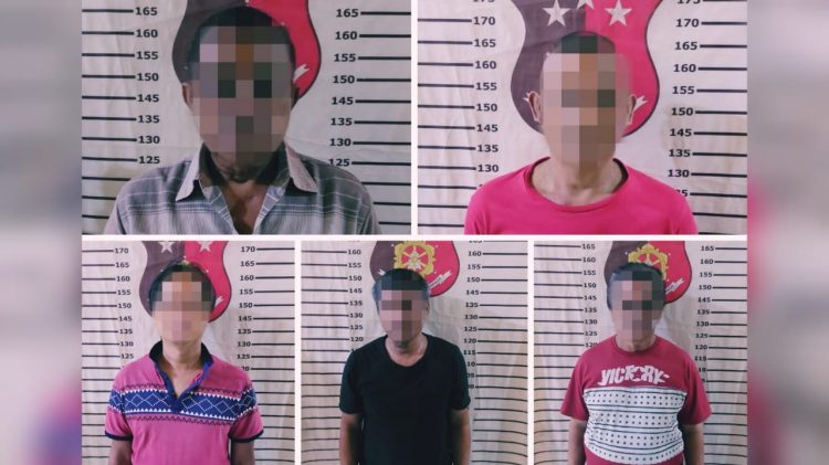 5 Warga Asal Bukit Kemuning Ditangkap Polisi