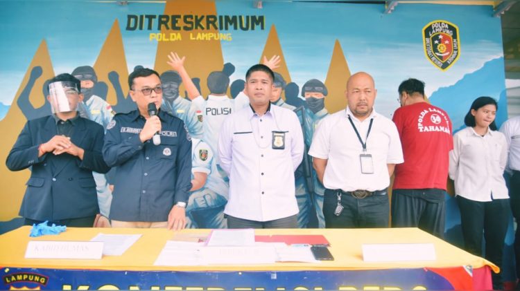 Iwan Palera Rindas Ditangkap Subdit III Jatanras Polda Lampung