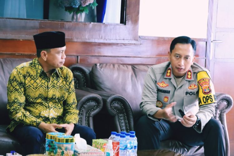 Kapolres Lampura Terima Audiensi KPU Lampung Utara