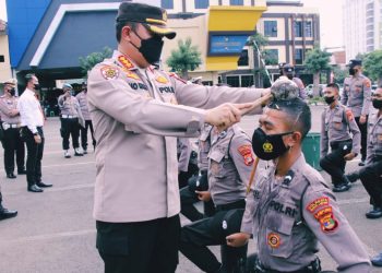 Polresta Bandar Lampung Sambut Bintara Remaja
