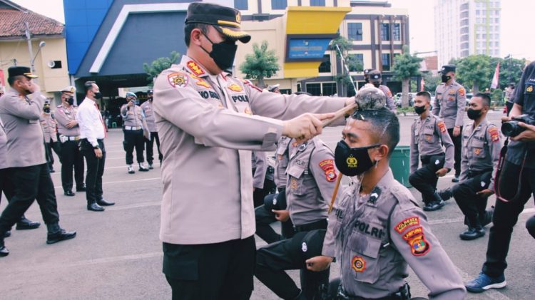 Polresta Bandar Lampung Sambut Bintara Remaja