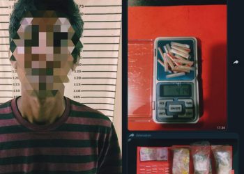 Warga Sungkai Utara Berikut Paket Sabu Ditangkap Polisi