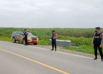 Patroli Samapta Polres Tulangbawang di Lokasi Rawan