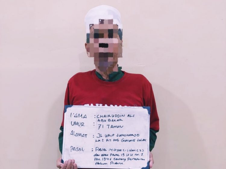 Berkas Chairuddin alias Abu Bakar Dilimpahkan Polisi ke Kejaksaan