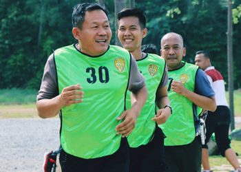 Polres Tulangbawang Barat Gelar Tes Kesamaptaan Jasmani Berkala