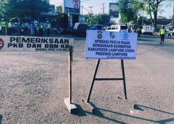 Polres Lampung Utara Gelar Razia Gabungan