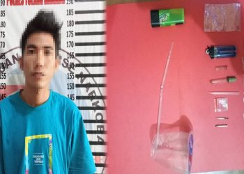 Dini Hari Polres Tulangbawang Tangkap Narkoba di Tri Tunggal