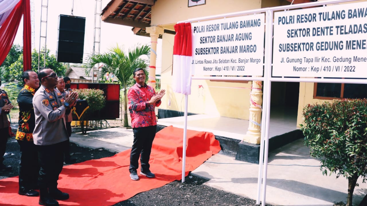 2 Subsektor di Polres Tulangbawang Diresmikan