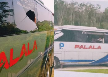 9 Pelaku Pelemparan Batu Bus Palala di Tol Lampung Diringkus Polisi