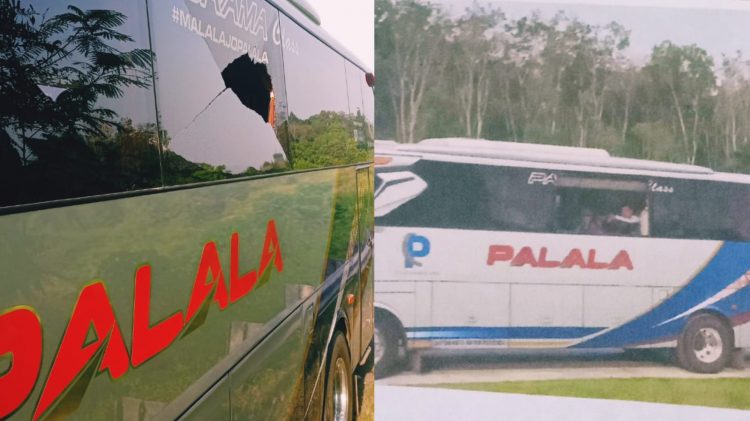 9 Pelaku Pelemparan Batu Bus Palala di Tol Lampung Diringkus Polisi