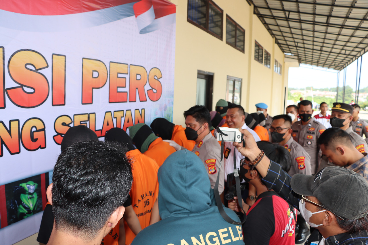 46 Penjahat Ditangkap Polres Lampung Selatan dalam Sebulan