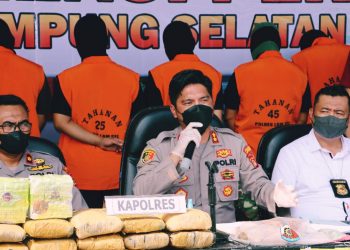 46 Penjahat Ditangkap Polres Lampung Selatan dalam Sebulan