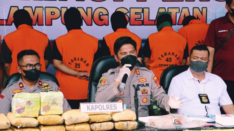 46 Penjahat Ditangkap Polres Lampung Selatan dalam Sebulan