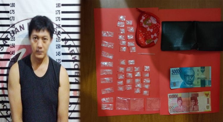 Bandar Narkoba di Banjar Margo Ditangkap Polisi